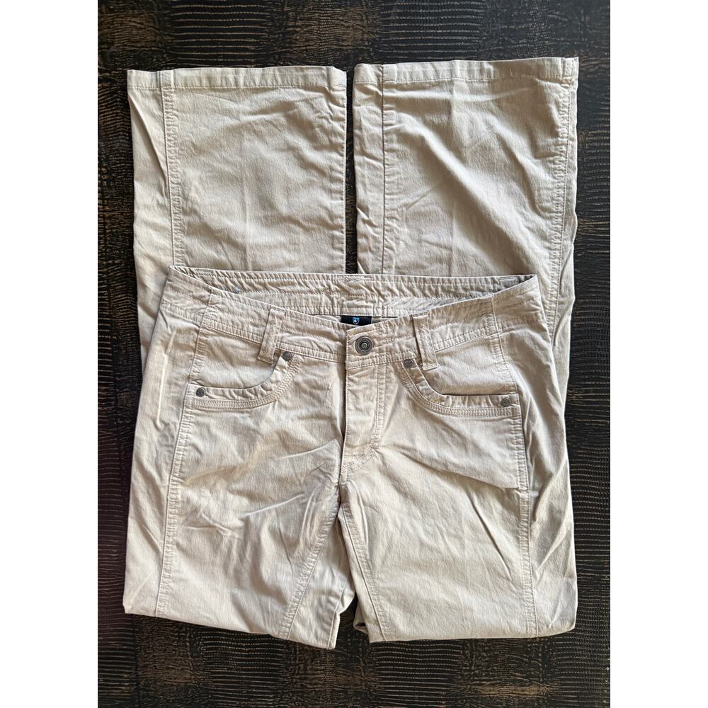 KÜHL High performance hiking pants/capris khaki color women’s Sz 4 GUC - Picture 5 of 10